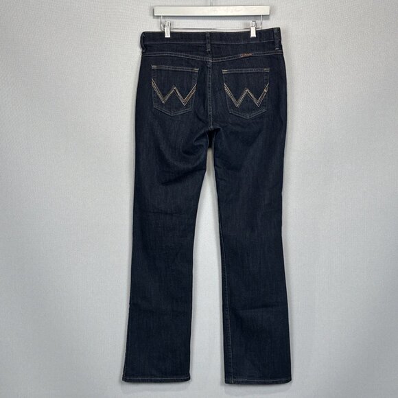 Wrangler Jeans Women 11/12 Q Baby Ultimate Riding Bootcut Mid Rise Stretch Denim - Picture 1 of 11